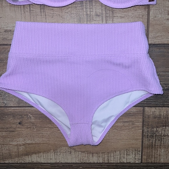 VS PINK purple crunch bikini- medium - Picture 4 of 5